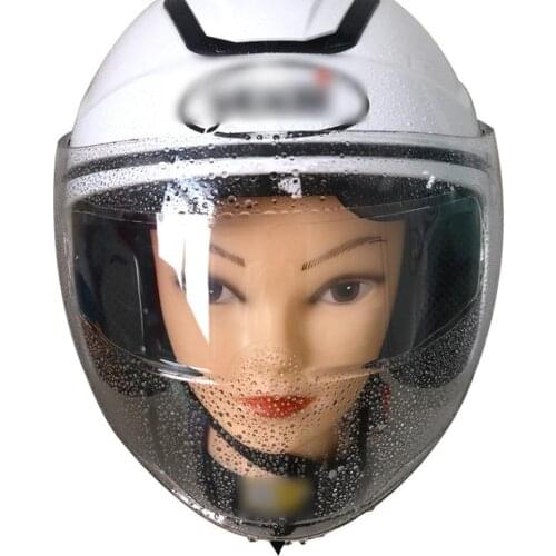 Motorcycle Transparent Visor Film UV Resistance Rainproof Anti-Fog Helmet Lens Film For Motorbike Helmet Shield
