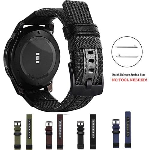 Nylon Strap For Garmin Vivoactive 3 4 Watch Smart band bracelet Strap For Garmin Vivoactive3 HR Forerunner 645 Sport watchband