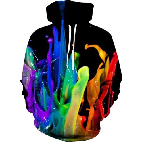 2020 new 3d printing sweatshirt hip hop streetwear jacket hoodie mens fashion casual Harajuku color mens hoodie