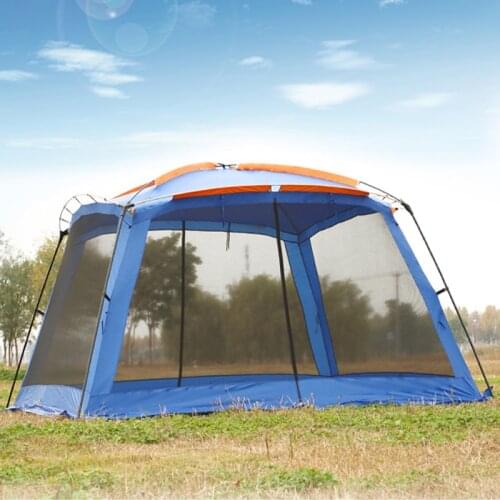 New Big Space High Quality Sunscreen Anti-mosquito Rainproof Windy Outdoor Camping Tent Multifunctional Sun Shelter Carpas
