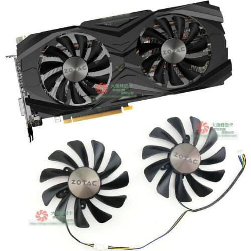 New Original for ZOTAC GTX1070/1080 AMP ED 8GB Graphics card cooling fan GAA8S2U DC12V 0.46A