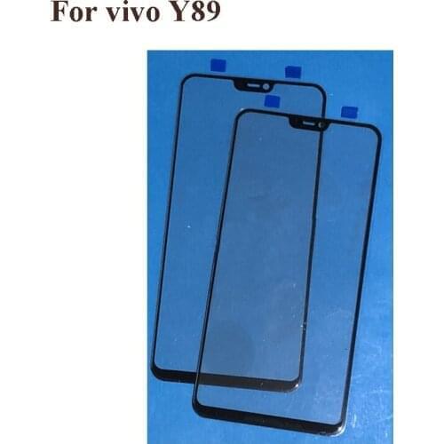 For vivo Y89 Front LCD Panel Glass Lens touchscreen For vivo Y89 A Y89A vivoY89 Touch screen Outer Screen Glass without flex
