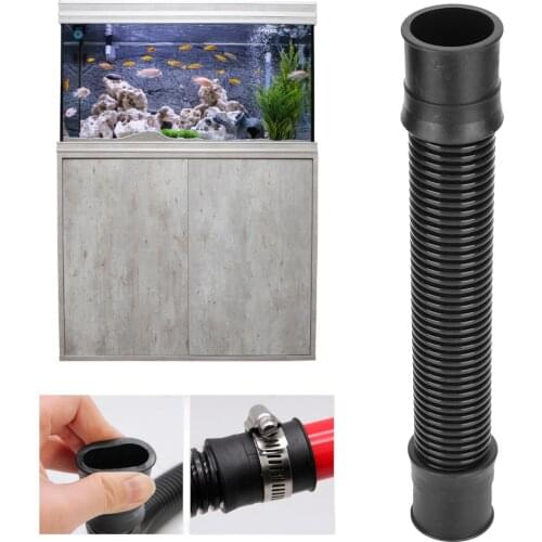 Waterfall Aquarium Water Pipe Tightly Sealed Thickened Joints Bellows Corrugated Pipe for