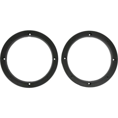 Universal 2 pcs 6.5 inch Beveled Car Speaker Spacer Adapter Refitting Audio Mat for All Cars Anti-Slip Mat High Quality Car Part