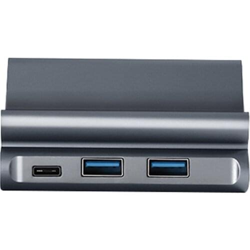USB C Hub Type C Docking Station Phone Stand 4K HDMI-Compatible USB 3.0 RJ45 for Huawei Samsung