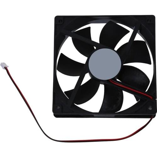 120mm x 25mm 12V 2Pin Sleeve Bearing Cooling Fan for Computer Case