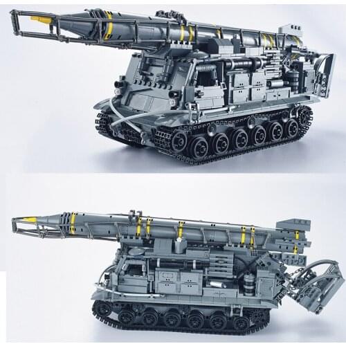 Xingbao 06005 1750Pcs Military Weapon Series The 8U218 TEL 8K11 Set Building Blocks Bricks Construction Armored Missle Car Model