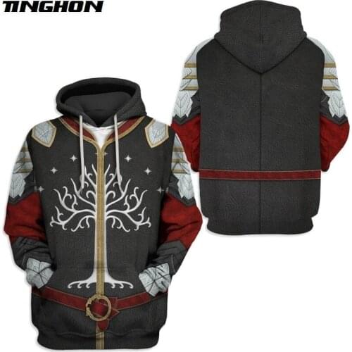 XS-7XL Tree of Gondor Decal Sticker Custom Hoodies Apparel For Men/Women Harajuku Fashion Sweatshirt cosplay Casual Jacket