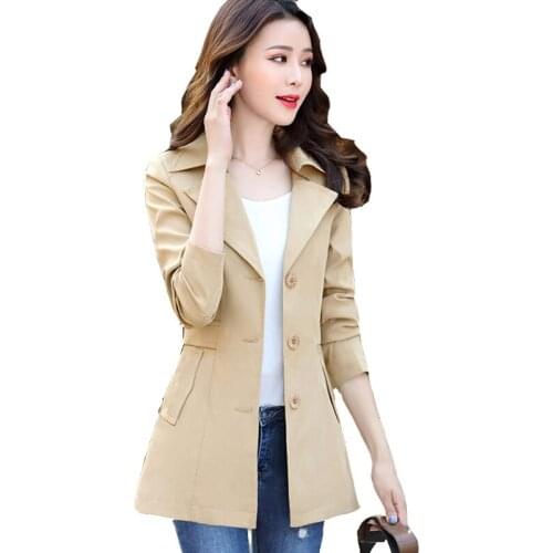 Fashion Trench Coat For Women Long Winter Overcoat Women Korea Style OL Plus Size Casaco Clothes 2019 sobretudo feminino