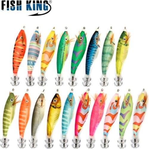 1PC Shrimp Bait Squid hook Fishing Lure Artificial Squid Hook Jigs noctilucent Pesca Tackle jig heads for fishing gear wholesale