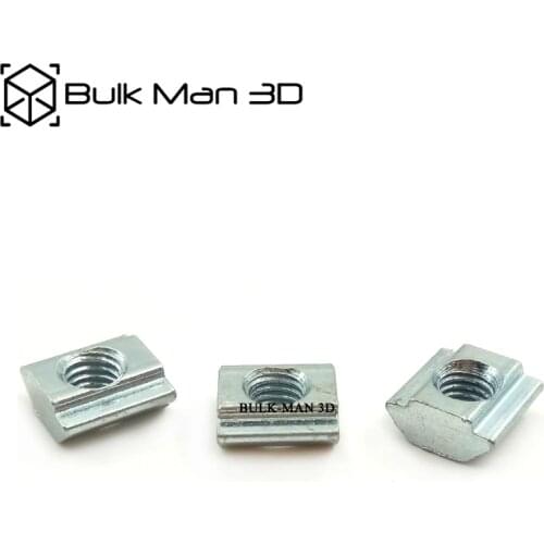 100pcs M3/M4/M5 T-Nut Sliding Nut for 20 Series Profile Slot T Nut Aluminum Extrusions Furniture