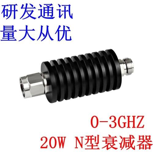 20W Attenuator N Attenuator, DC-3GHz 1-40db