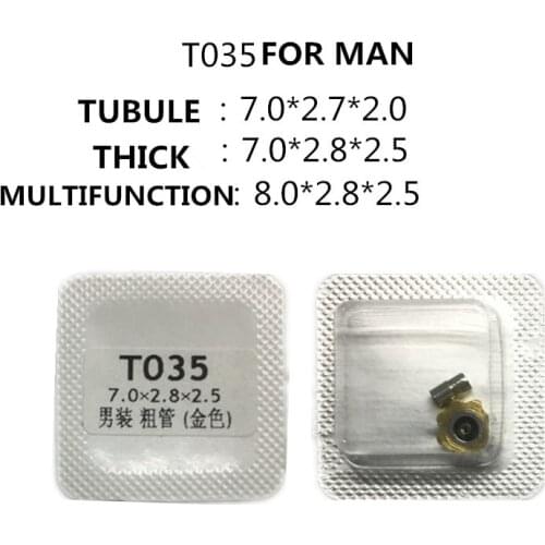 T035 Watch accessories instead of the head crown to watch the bolt all steel head time button