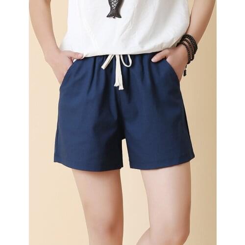 White Green Black Blue Summer Loose Breathable Running Sports Shorts for Women 2021 New Arrival Elastic Band Female Trousers