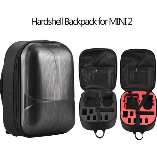 Large Hardshell Backpack for DJI MAVIC MINI 2 Drone Remote Control Waterproof Shockproof Carrying Bag Storage Bag Case Accessory