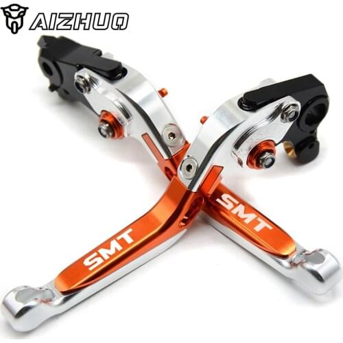 For 990 SMT 990SMT 2009-2013 2010 2011 2012 Motorcycle CNC Foldable Extending Brake Clutch Levers Folding Extendable