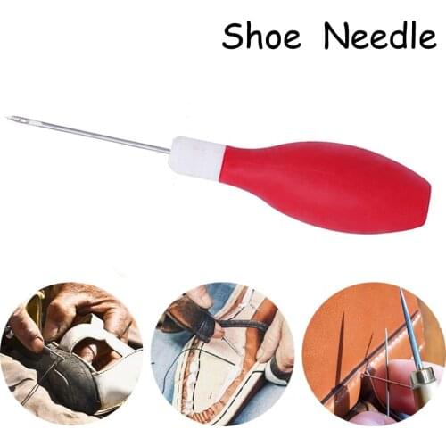 Handmade shoe sole repair shoe needle plastic handle sewing Awl for Repair Leather Shoe Piercer Stab Sewing Cobbler Tool