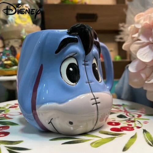 Disney Breakfast Mug Coffee Cup Collection Mug Exquisite Ceramic Material Mug Simple Cute Cartoon Cartoon Large Capacity