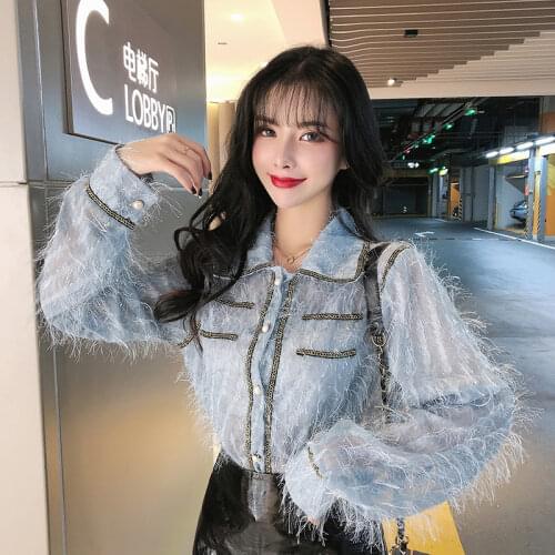 Прозрачные блузки KUANGNAN China At AliExpress