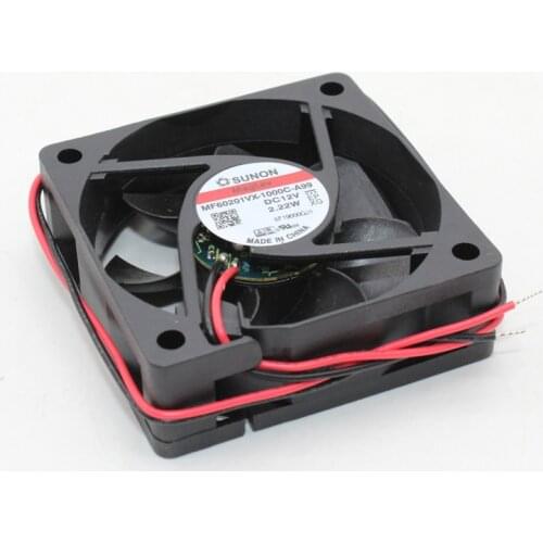 MF60201VX-1000C-A99 New For Sunon Fan 6020 12V 6cm Max Airflow Rate Cooling Fan