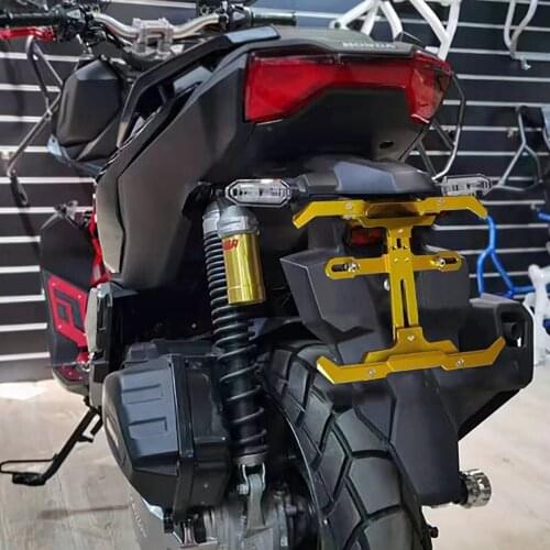 Kodaskin Motorcycles License Plate Tail Tidy Plate Holder Adjustable Registration Plate Holder For honda ADV150 adv 150 forza300