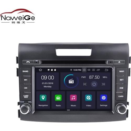 NaweiGe 7Inch Android Octa core 9.0 PX5 4+32GB Car dvd for Honda CRV 2012-2014 Autoradio GPS Navigation Car Multimedia Players