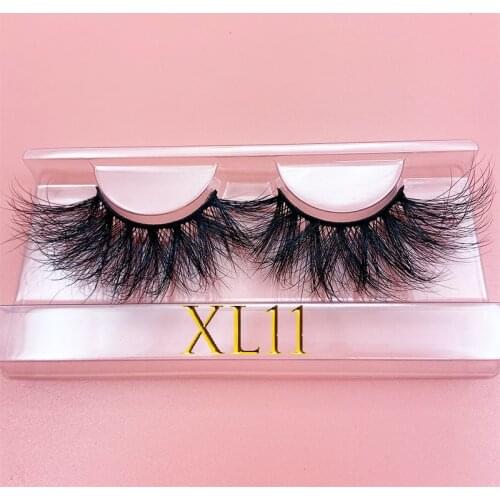 MIKIWI 30MM Mink Lashes Handmade Dramatic False Eyelash Extra Natural Long Soft Wispies Lashes Cruelty-free Criss-cross Eyelash