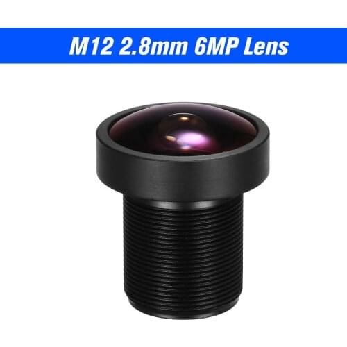 Starlight Lens 2.8mm CCTV MTV Board Lens HD 6.0 Megapixel M12 Mount Lens 2.8 mm 1/2.5" Image Format Aperture F1.4 for HD CCTV