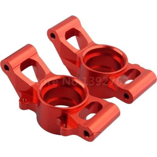 2 Pieces RC Car Upgrade Part 1/5 Scale Model X-MAXX Electric Monster Truck Aluminum Alloy Rear Hub Carrier(L/R) TRX TRA 7752