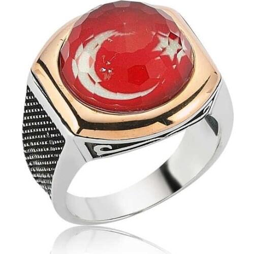 Original silver , Moon Star Male ,Ring, Good Quality and Affordable Moon Star ,Rings Types