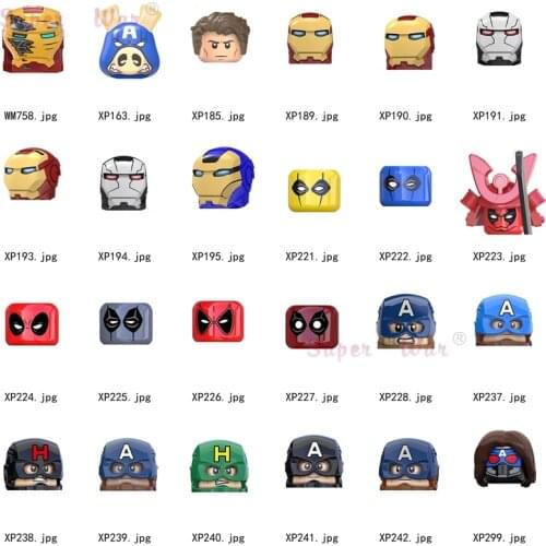 Single models Head accessories Building Blocks toys for children Series-031