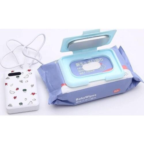 USB Baby Wipes Heater Thermal Warm Wet Towel Dispenser Napkin Heating Box Cover