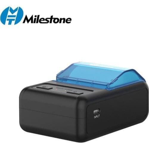 Milestone MHT-P11 58mm Portable Thermal Receipt Printer Support BT/USB Connection for Supermarket Restaurant Store Warehouse