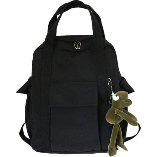 Large capacity waterproof nylon backpack fashion Korean version of all - fit simple schoolbag teenagers tooling travel handbag