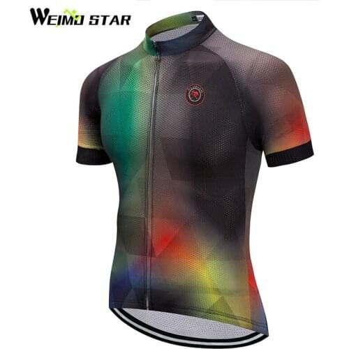 Weimostar 2019 Cycling Jersey Racing Sport Bicycle Clothing Breathable Cycling Wear Clothes Short Sleeve mtb Bike Jersey Shirt