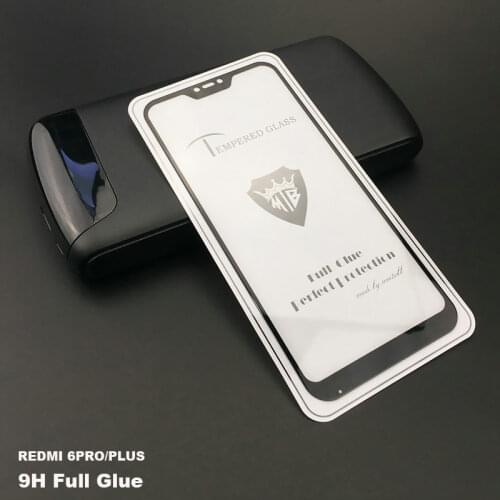 For Xiaomi Mi A2 Lite full Cover Tempered Glass Screen Protector for Xiaomi Redmi 6 Pro 3GB 4GB 32GB 64GB Anti fingerprint film