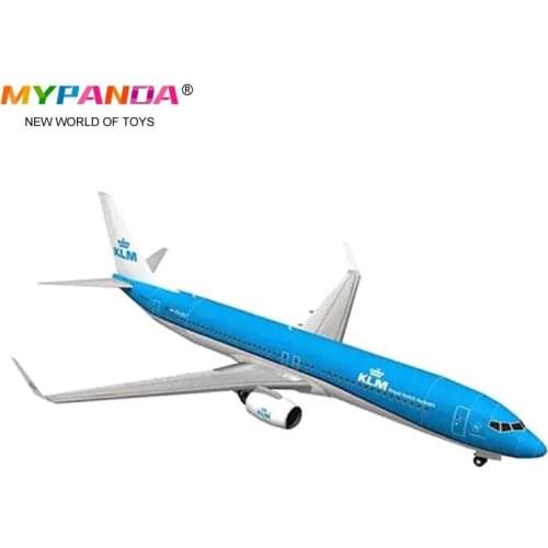 1:100 Boeing 737 Aircraft Dutch Airlines 3D Paper Model DIY Handmade Toys High Quality
