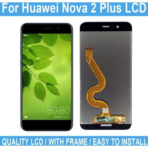 5.5" For Huawei Nova 2 Plus LCD Display Touch Screen For Huawei BAC-L03 BAC-L21 BAC-L23 BAC-AL00 Digitizer LCD Parts With Frame