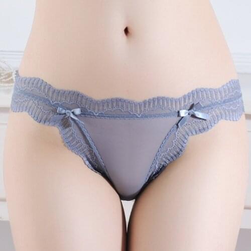 6PC Women Panties Transparent Brief Female Mesh Panty Young Girls Underwear Designer Bragas Cute Fashion Intimates 5016P6