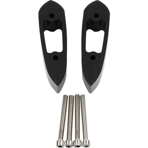 Motorcycle Left Right Side 1.25" Mirror Spacer Extender Holder For Yamaha YZF R25 R3 14-17