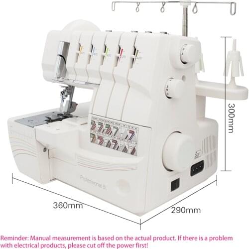 Household Sewing Overlocking And Interlock Sewing Machine Overlock Sewing Machine Three-Needle Four-Thread Sewing Machine Table