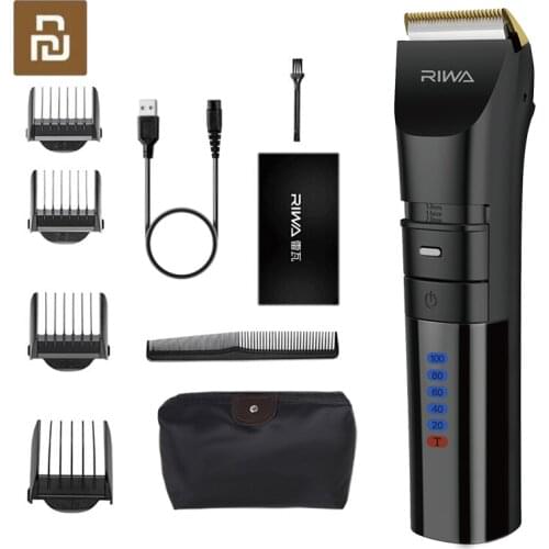 Youpin RIWA Electric Hair Clipper Full Body Washing Professional Adult Child Baby Shaving Variable Speed Adjustment RE-6110