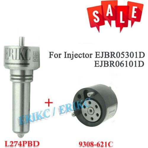 ERIKC 7135-626 Diesel Injector Spare Parts Nozzle L274PBD Control Valve 9308-621C Overhaul Kits for YUCHAI 2,6L F50001112100011