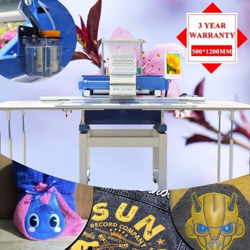 3 Years Quality Warranty!!!For Brother Pr 600 Second Hand T Ajima Computer Sewing Embroidery Machine Big Area 500*1200mm