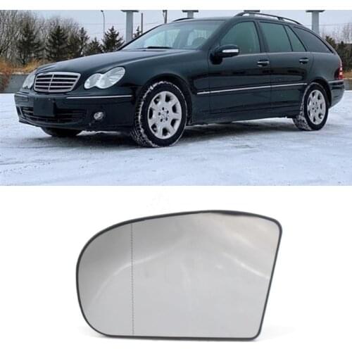 J60F Vehicle Heated Back Mirror Lens for W203/W211 2038101021 Right Left Side Rearview Mirror Glass Auto Exterior Parts