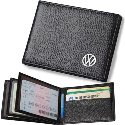 2021 Drivers License Leather Case Motor Vehicle Driving Passport Cover Credit Id Card Wallet Holder Tarjetero For Vw Purse Cn