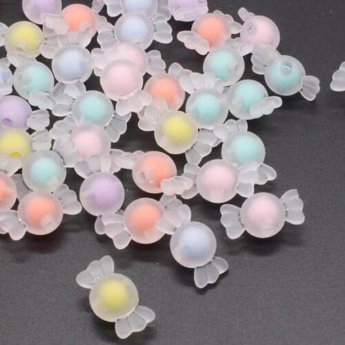 30pcs Matte Candy Beads for Jewelry Making,Earring Making Necklace Accessories