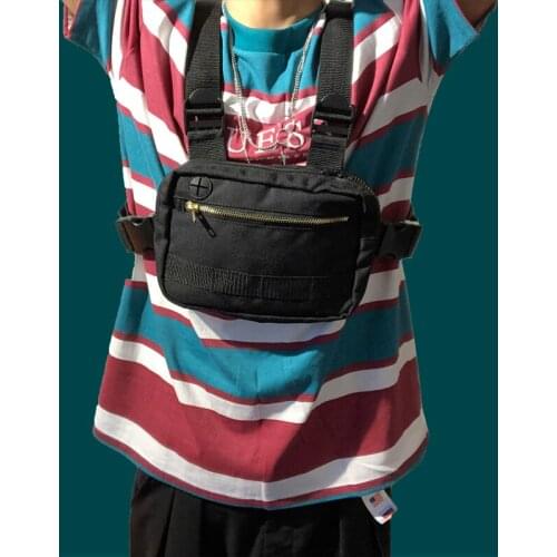 2020 Mini Men Chest Rig Streetwear Outdoor Sports Waist Bag Military Climbing male waist bag Phone Money Belt Tactical Chest Bag