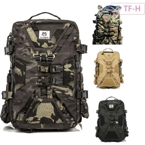 Mens Tactical Backpack Multifunctional Climbing Bag Outdoor Single Shoulder Backpack Army Camouflage Mountaineering Travel Bag