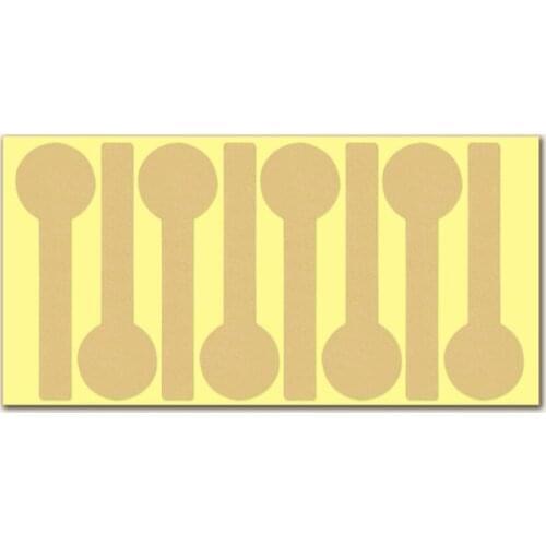 400pcs/pack Simple Blank Kraft Lollipop Sealing Sticker Label Stickers Party Favor Gift Bag Candy Box Deco Adhesive Sticker